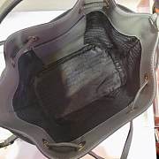 PRADA Saffiano Leather Bucket Bag (Clay Gray) 1BE032_2A4A_F0572_V_OOO  - 5