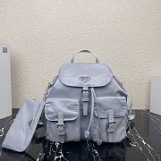 PRADA ReNylon Medium Backpack (Cornflower Blue) 1BZ811_RV44_F0591_V_OTO  - 1