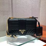 PRADA Diagramme Shoulder Bag (Black) 1BD108_WD91_F0ES9_V_AOI  - 1