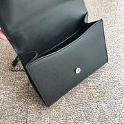 PRADA Saffiano Leather Prada Monochrome Bag 1 (Black) 1BD127_2ERX_F0632_V_OOO  - 3
