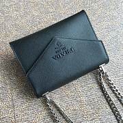 PRADA Saffiano Leather Prada Monochrome Bag 1 (Black) 1BD127_2ERX_F0632_V_OOO  - 4