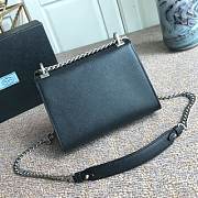 PRADA Saffiano Leather Prada Monochrome Bag 1 (Black) 1BD127_2ERX_F0632_V_OOO  - 6