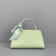 PRADA Brushed Leather Handbag (Green)  - 3