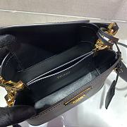 PRADA Matinée Small Saffiano Leather Bag (Black) 1BA286_2ERX_F0002_V_DOO  - 2