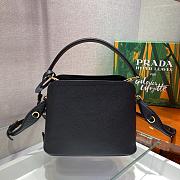 PRADA Matinée Small Saffiano Leather Bag (Black) 1BA286_2ERX_F0002_V_DOO  - 5