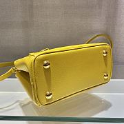 PRADA Galleria Saffiano Leather Mini Bag (Yellow)  - 2