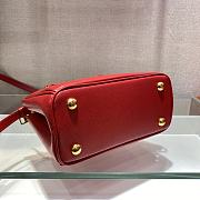 PRADA Galleria Saffiano Leather Mini Bag (Red)  - 6