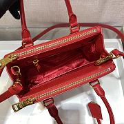 PRADA Galleria Saffiano Leather Mini Bag (Red)  - 5