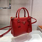 PRADA Galleria Saffiano Leather Mini Bag (Red)  - 2