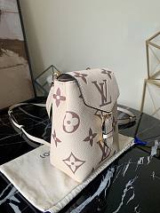 LV Tiny Backpack Monogram Rice White M80738   - 2