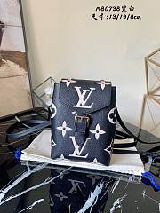 LV Tiny Backpack Monogram Black M80738  - 1