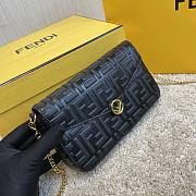 FENDI Wallet On Chain With Pouches Leather Mini-Bag (Black)   - 2