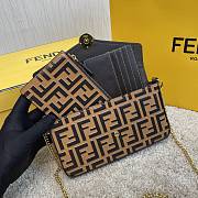 FENDI Wallet On Chain With Pouches Leather Mini-Bag (Brown) 8BS032AAFMF13VK - 3