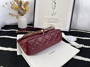 Chanel Handbag Early Autumn 2021 (Burgundy)  - 4
