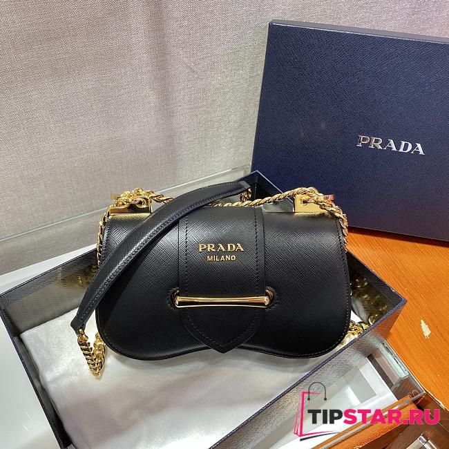 PRADA Sidonie Mini-Bag (Black) 1DH071_2DGM_F0002  - 1