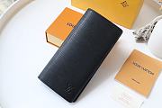 LV Brazza Wallet M80788 (Black)  - 1