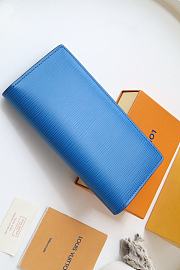 LV Brazza Wallet M80788 (Blue)  - 2