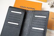 LV Brazza Wallet M80788 (Blue)  - 3