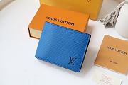 LV Multiple Wallet M80770 (Blue)  - 1