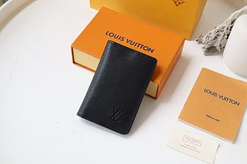 LV Pocket Organizer M80767 (Black) 