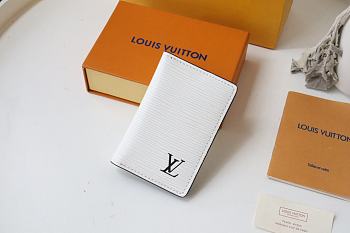 LV Pocket Organizer M80767 (White) 