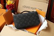 LV Zippy XL Wallet Monogram Eclipse Canvas M61698 - 1