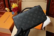 LV Zippy XL Wallet Monogram Eclipse Canvas M61698 - 2