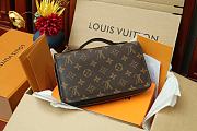 LV Zippy XL Wallet Monogram Macassar Canvas M61506  - 1