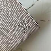 LV Zippy Zipper Coin Water Ripple Wallet (White) M60067  - 4