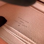 LV Zippy Zipper Coin Water Ripple Wallet (Pink) Ｍ60067  - 3