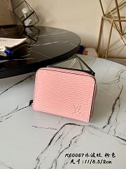 LV Zippy Zipper Coin Water Ripple Wallet (Pink) Ｍ60067  - 1