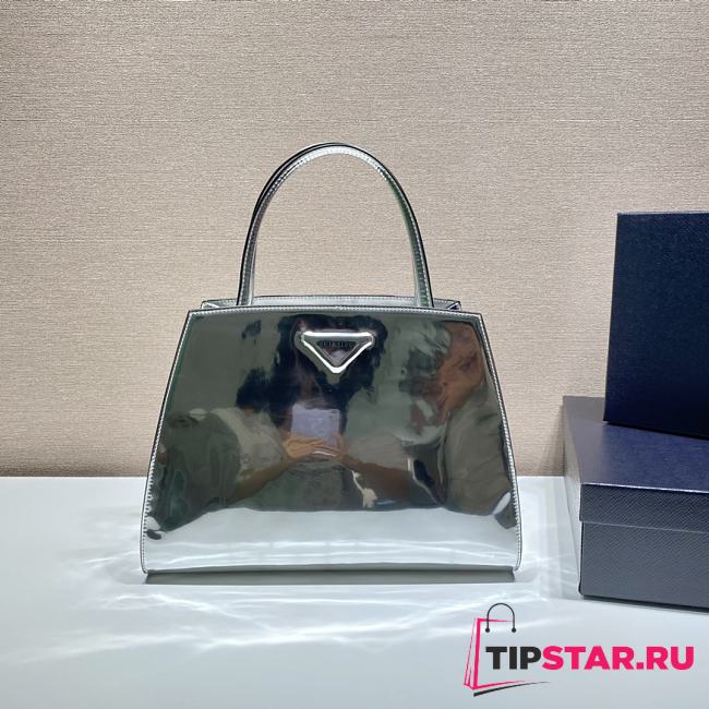 PRADA Brushed Leather Handbag (Transparent)  - 1