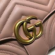 GUCCI GG Marmont Matelassé Shoulder Bag (Pink)  - 6
