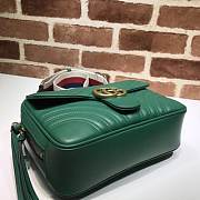 GUCCI GG Marmont Matelassé Shoulder Bag (Green)  - 5