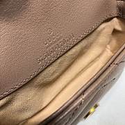 GUCCI GG Marmont Matelassé Leather Super Mini Bag (Beige) - 5