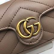 GUCCI GG Marmont Matelassé Leather Super Mini Bag (Beige) - 2