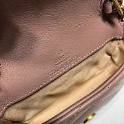 GUCCI GG Marmont Matelassé Leather Super Mini Bag (Pink)  - 2