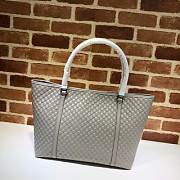 GUCCI Tote Bag Crimson Press (Gray) 449647  - 2