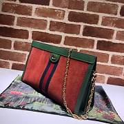 GUCCI Ophidia GG Shoulder Bag (Orange_Green) 503876  - 3