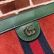 GUCCI Ophidia GG Shoulder Bag (Orange_Green) 503876  - 4