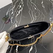 PRADA  Medieval Underarm Bag (Black)  - 6