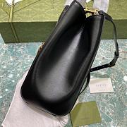 GUCCI Jackie 1961 medium tote bag (Black leather) ‎‎649016 0YK0G 1000 - 4
