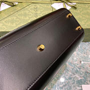 GUCCI Jackie 1961 medium tote bag (Black leather) ‎‎649016 0YK0G 1000 - 2