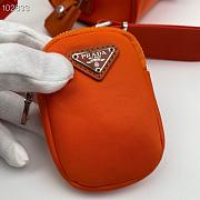 PRADA Mini Boxy Bag (Orange)  - 5