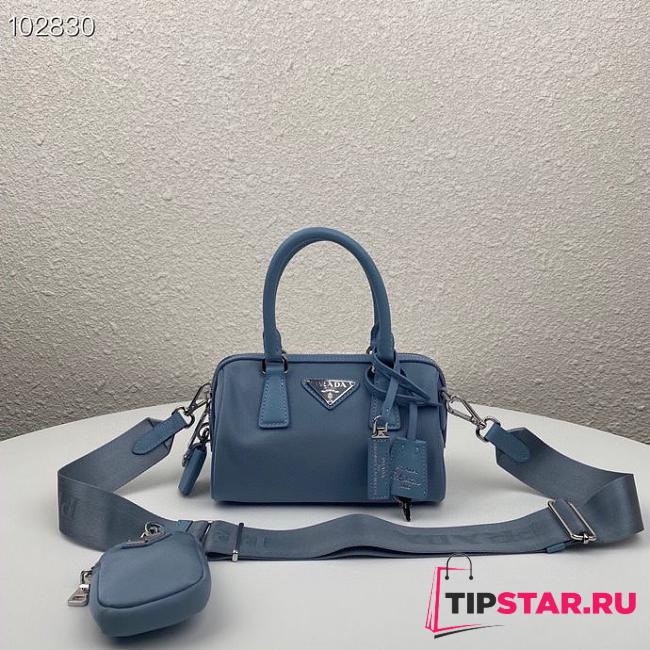 PRADA Mini Boxy Bag (Blue)  - 1