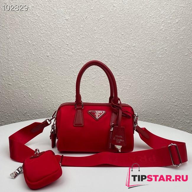 PRADA Mini Boxy Bag (Red)  - 1