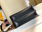 LV Dauphine Small Handbag Black 25cm M44580  - 5