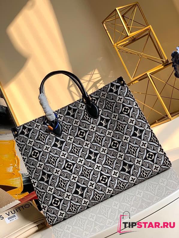 LV Onthego Handbag Shopping Black M57207  - 1