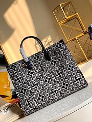 LV Onthego Handbag Shopping Black M57207  - 1