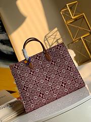 LV Onthego Handbag Shopping Red M57185  - 1